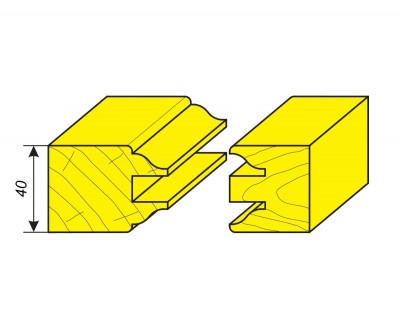 Комплект фрез для изготовления филенчатых и остекленных дверей