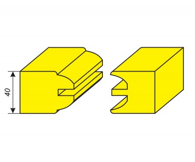 Комплект фрез для изготовления рамы дверного полотна