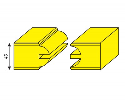 Комплект фрез для изготовления рамы дверного полотна