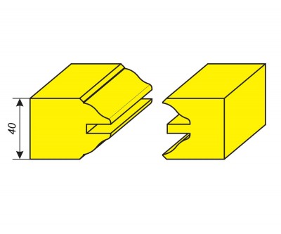 Комплект фрез для изготовления рамы дверного полотна
