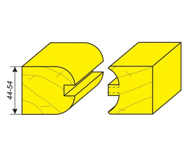 Комплект фрез для изготовления рамы дверного полотна