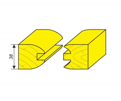 Комплект фрез для изготовления рамы дверного полотна