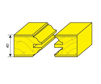 Комплект фрез для изготовления рамы дверного полотна