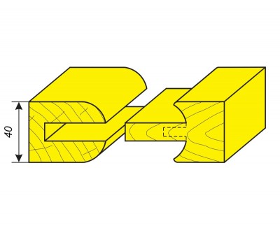 Комплект фрез для изготовления рамы дверного полотна