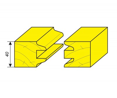 Комплект фрез для изготовления рамы дверного полотна