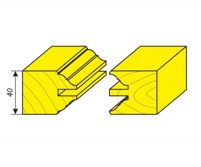 Комплект фрез для изготовления рамы дверного полотна