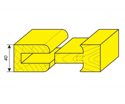 Комплект фрез для изготовления рамы дверного полотна