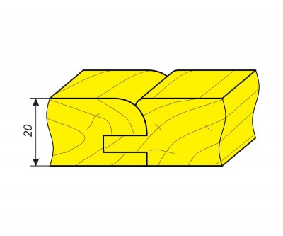 Комплект фрез для обработки профиля и шипа мебельной рамки