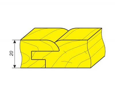 Комплект фрез для обработки профиля и шипа мебельной рамки
