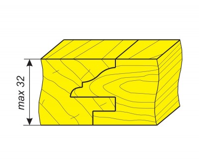 Комплект фрез для обработки профиля и шипа мебельной рамки