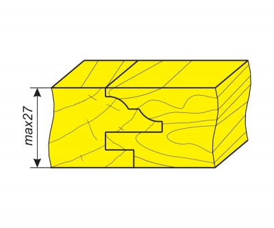 Комплект фрез для обработки профиля и шипа мебельной рамки
