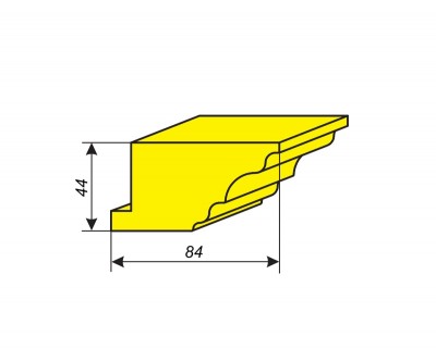Фрезы для профилирования карниза 44х84 мм