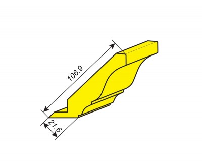 Фрезы для профилирования карниза 106.9х21.6 мм