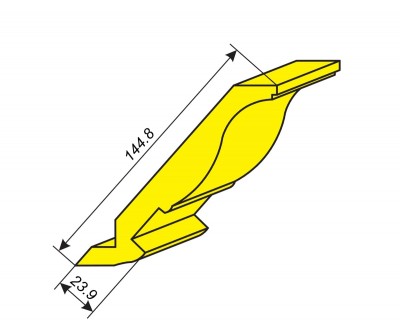 Фрезы для профилирования карниза 144.8х23.9 мм