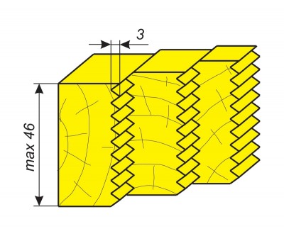 Фреза для сращивания заготовок толщиной до 46 мм