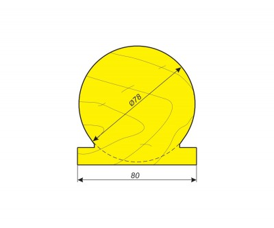 Фрезы для обработки поручня Ø78 мм