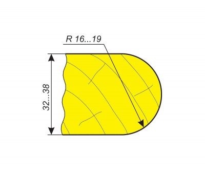 Фрезы для профилирования выпуклых радиусов R16...23 мм