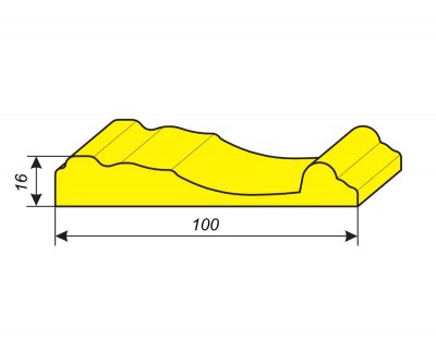 Фрезы для изготовления наличника 100х16 мм