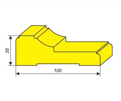 Фрезы для изготовления наличника 100х35 мм