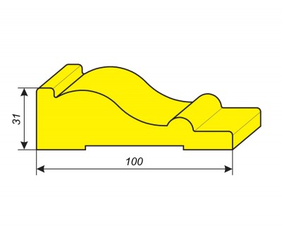 Фрезы для изготовления наличника 100х31 мм