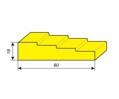 Фрезы для изготовления наличника 80х18 мм