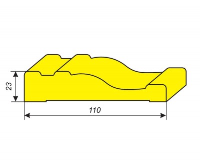 Фрезы для изготовления наличника 110х23 мм