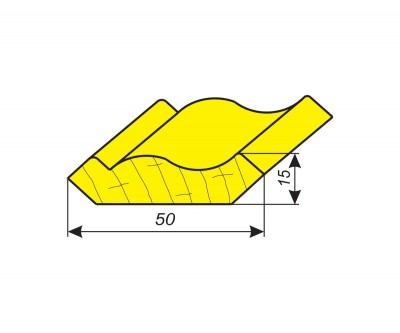 Фрезы для изготовления плинтуса 50х16 мм