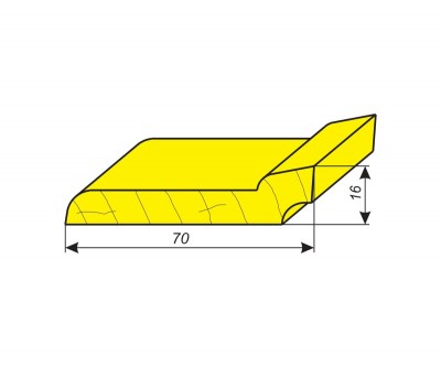 Фрезы для изготовления плинтуса 70х16 мм