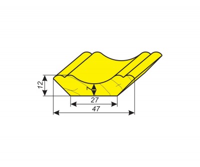 Фрезы для изготовления плинтуса 47х12 мм