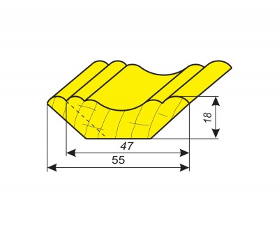 Фрезы для изготовления плинтуса 47/55х18 мм