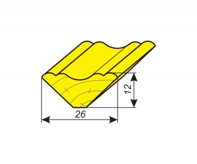 Фрезы для изготовления плинтуса 26х12 мм